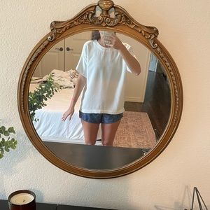 White J Crew Thick White Blouse size S